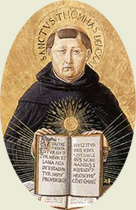 Thomas de Aquino a Benozzo Gozzoli depictus (Louvre, Paris)