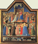 Thomas de Aquino in Coronatione Mariae a Fra Angelico depicta (Louvre, Paris)