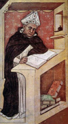 Albertus Magnus a Tommaso di Modena depictus