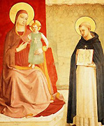 Thomas de Aquino a Fra Angelico depictus